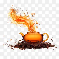 国际茶日-国际茶日茶壶火焰火茶
