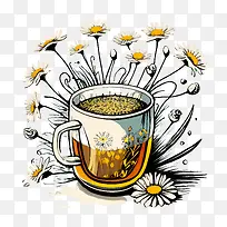 甘菊茶-绿茶