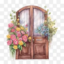 木门-花艺设计