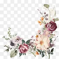 婚礼花艺-婚礼花艺花束多彩充满活力的布置