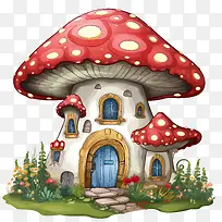 蘑菇屋-蘑菇屋蟾蜍屋蘑菇屋童话屋幻想屋