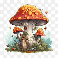 蘑菇屋-蘑菇屋蘑菇屋童话奇幻卡通