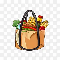 食品配送袋-沙拉