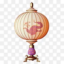 灯笼-大型华丽龙灯,细节复杂
