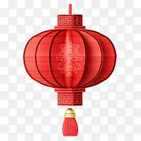 红灯笼-闪亮的红灯笼,金龙和流苏