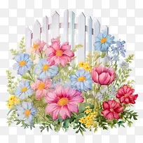 木制花园围栏-花园