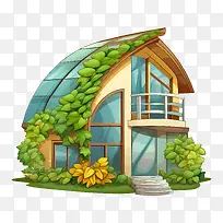 生态住宅-生态住宅温室生态住宅可持续住宅