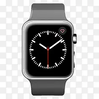 AppleWatch-AppleWatch智能手表白色表盘黑色指针