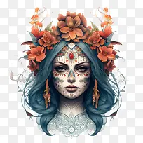 亡灵节——花冠