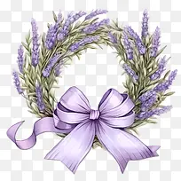 薰衣草花环-薰衣草
