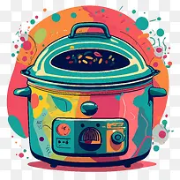 电饭锅-电饭锅电饭锅慢炖锅厨房用具多功能炊具