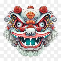 中国舞狮头-龙