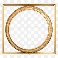 金色框架-空金色框架,带有复杂的花卉图案