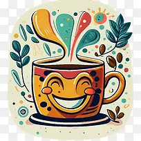 卡通咖啡杯-咖啡杯