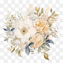 婚礼花艺-婚礼花艺花束鲜花插花白花